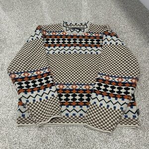 Stussy jacquard knit sweater